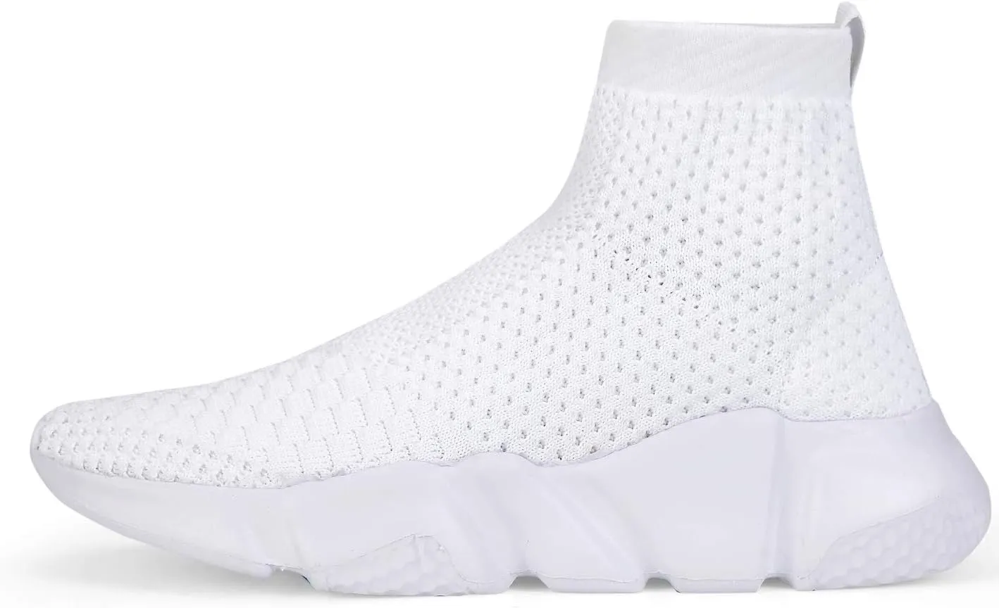 Santiro Boys Shoes Girls Sock Shoes High Tops Breathable Knit Slip On Shoes