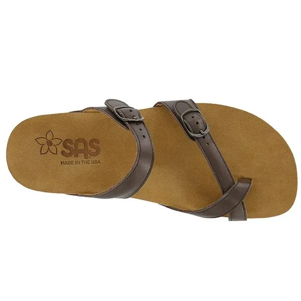 SAS Shelly Slide Sandal Coffee Leather (Women's)