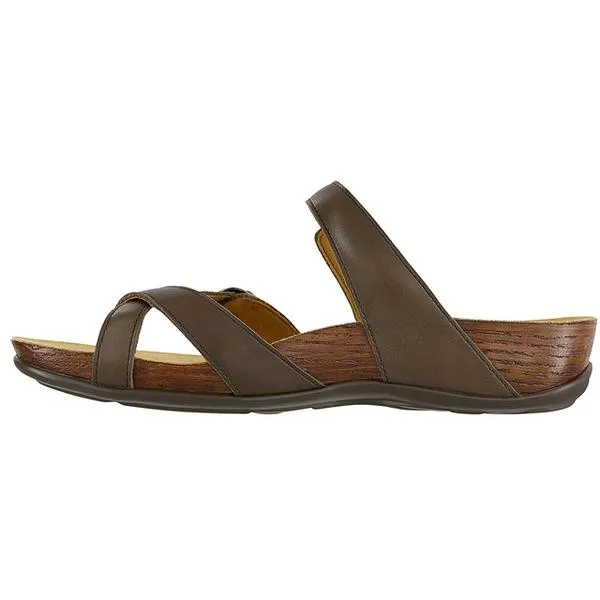 SAS Shelly Slide Sandal Coffee Leather (Women's)