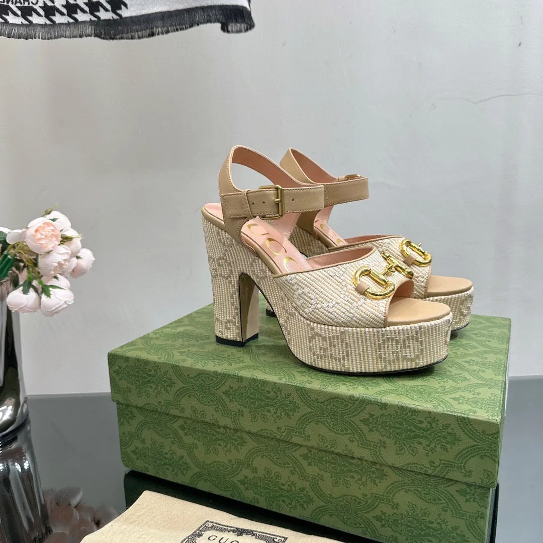 SE1116 GG Women's Horsebit Platform Sandal / Size5-11