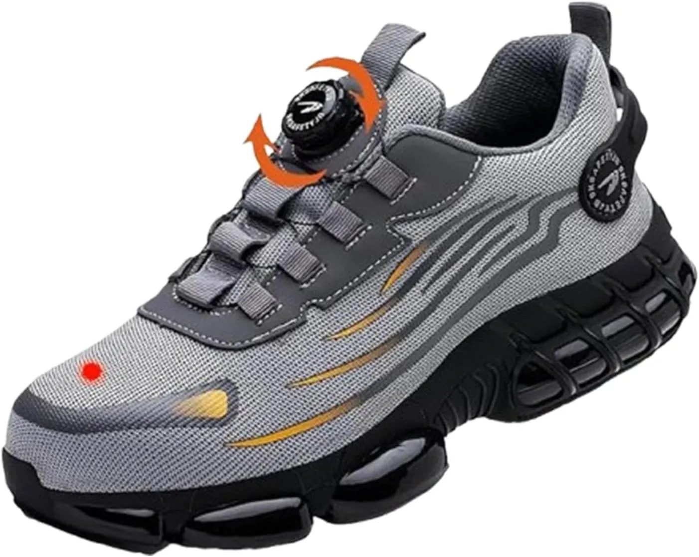 Shoes for Men, Steel Toe Power Trainers, Steel Toe Shoes, Puncture Proof Slip on Sneakers