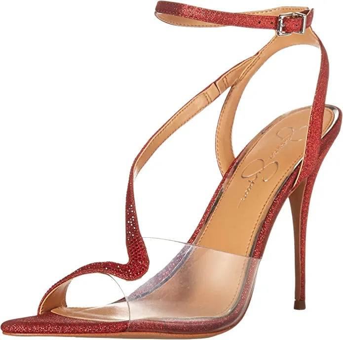 Single Simpson Jessica Fashionable Red Clear High Lucite Whitley Heel Sole Wicked Pumps Client-focused