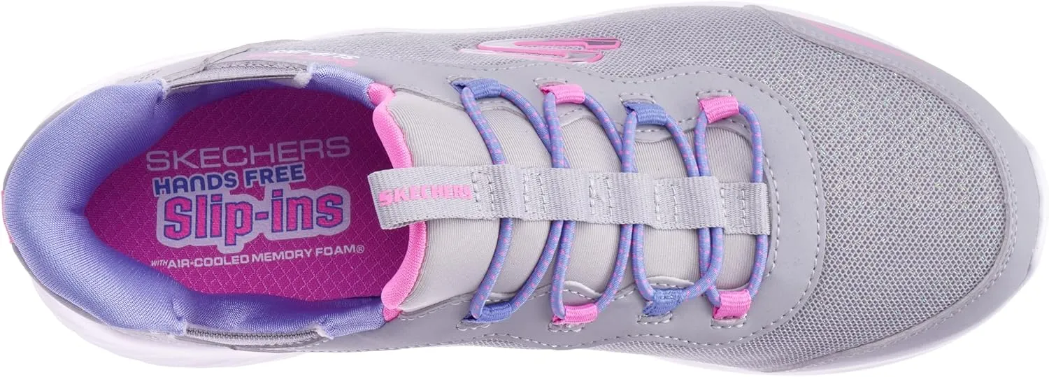 Skechers Girl's Bounder-Simple Cute Sneaker