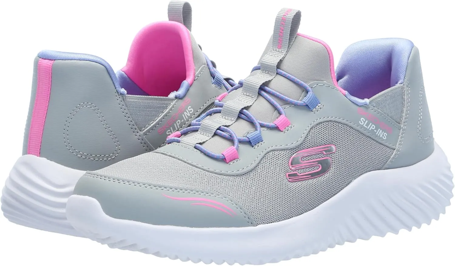 Skechers Girl's Bounder-Simple Cute Sneaker