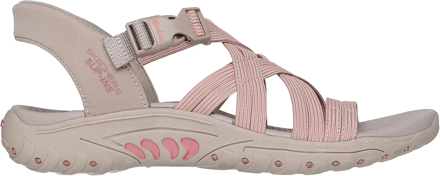 Skechers Women's Reggae-Morning Light Slide Sandal