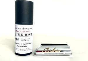 Slide Bar for Lap Steel Guitar and Dobro - Chrome Plated Brass