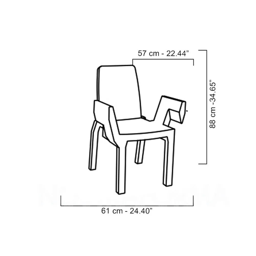 Slide Doublix Chair Polyethylene by Stirum Design