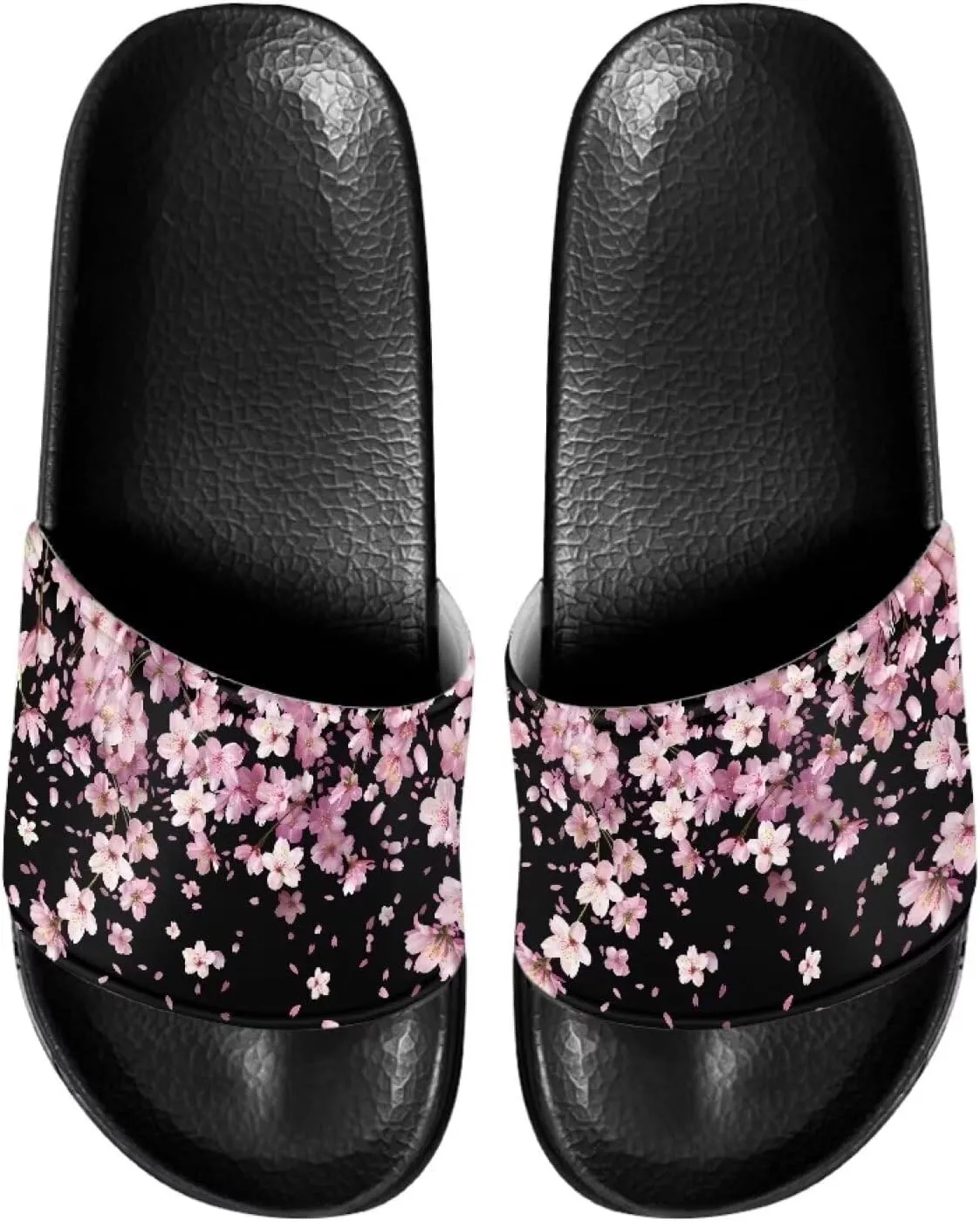 Slide Sandals Home Bathroom Slip-on Flat Slippers Daily Shoes for Women