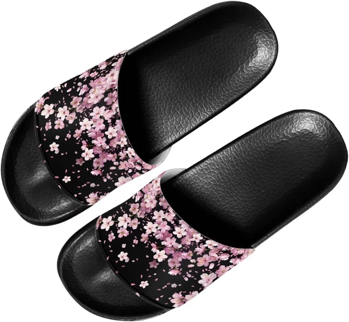 Slide Sandals Home Bathroom Slip-on Flat Slippers Daily Shoes for Women