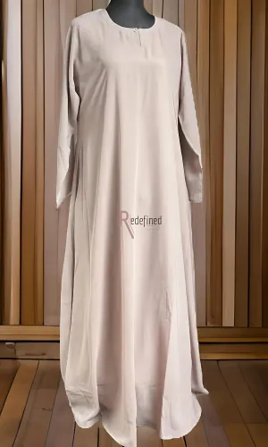 Slip-on Dress - Beige