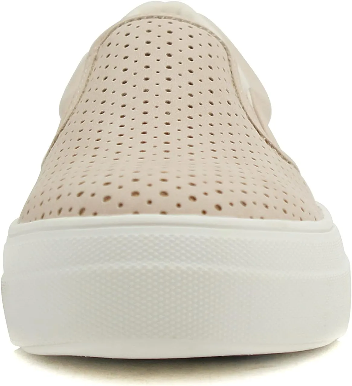 Soda Croft ~ Slip On Perforated Double Layer Foam Padded Cushion Sock Fashion Sneakers