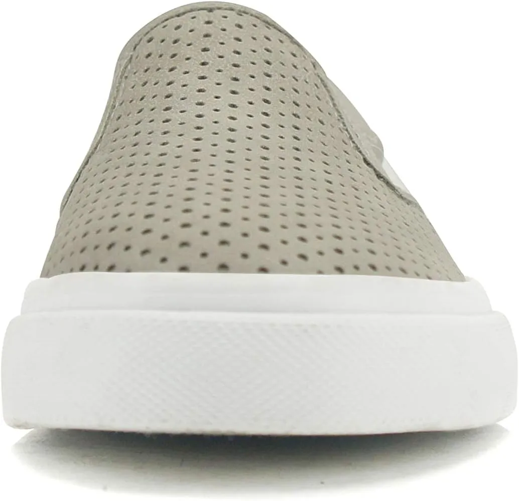 Soda Croft ~ Slip On Perforated Double Layer Foam Padded Cushion Sock Fashion Sneakers