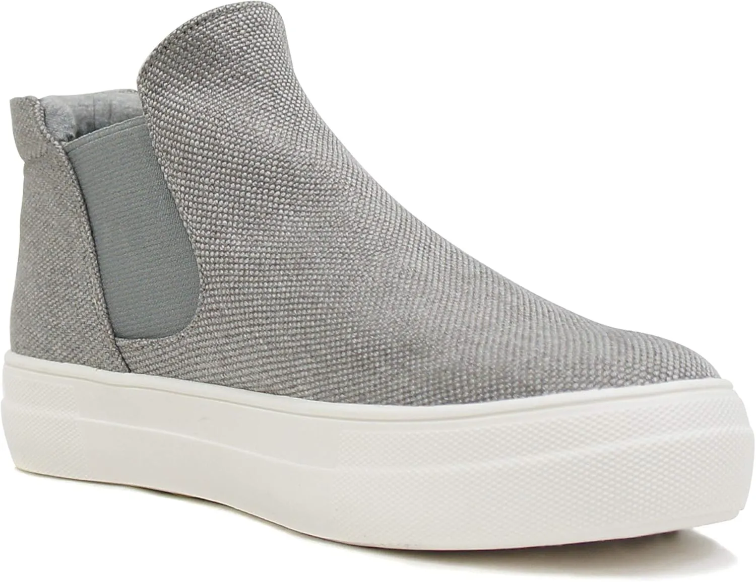 Soda Woods ~ Slip On High Top Twin Gore Double Layer Foam Padded Cushion Sock Fashion Sneakers