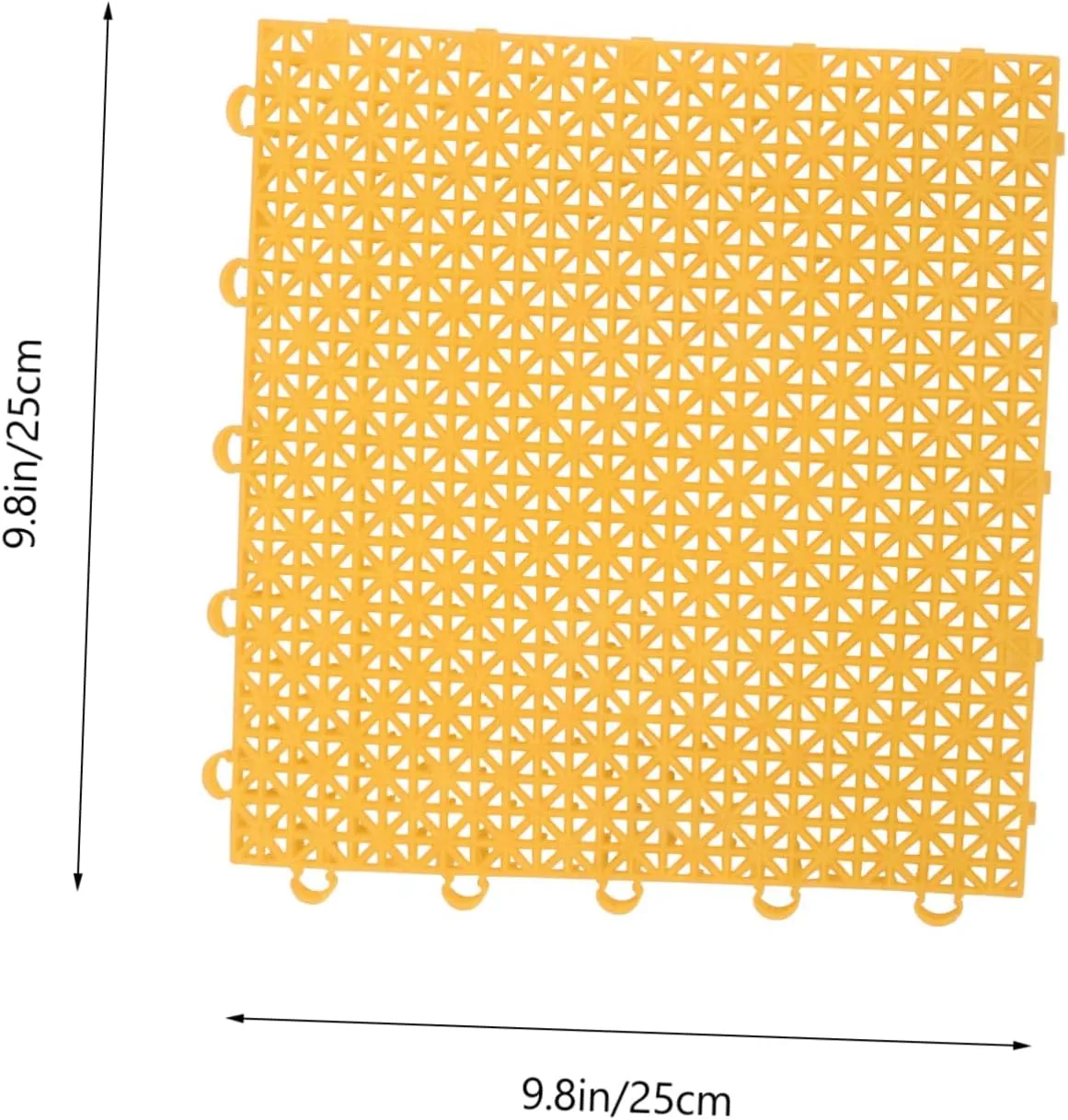 Sosoport 6pcs Non- Outdoor Ground Cover Splicing Floor Pad for Playground Garden and Swimming Pool -skidding Safety Mat Versatile Flooring