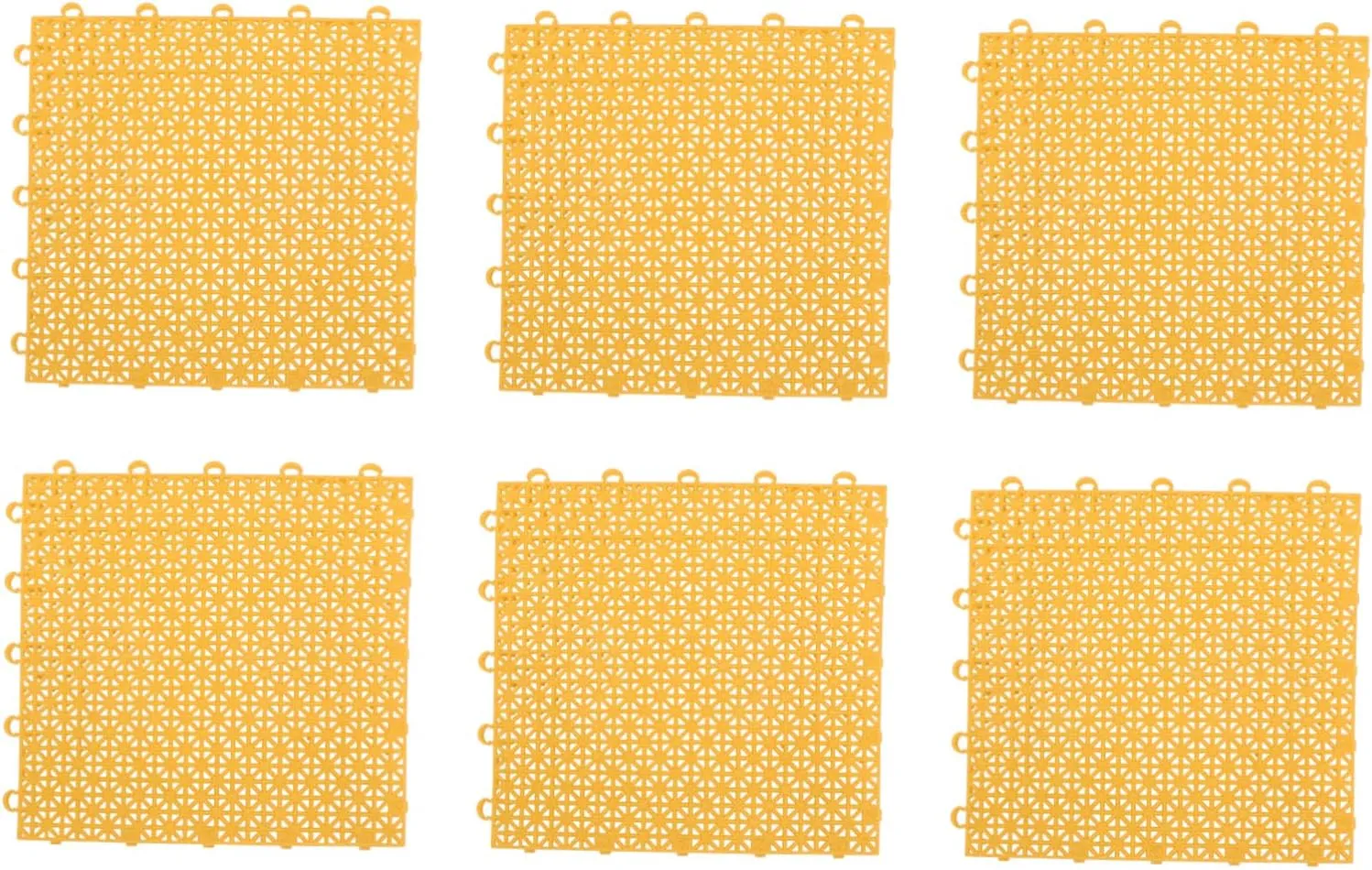 Sosoport 6pcs Non- Outdoor Ground Cover Splicing Floor Pad for Playground Garden and Swimming Pool -skidding Safety Mat Versatile Flooring