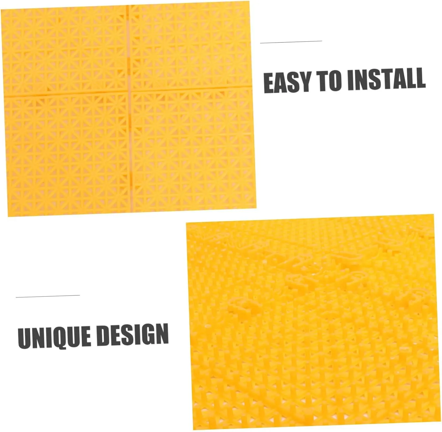 Sosoport 6pcs Non- Outdoor Ground Cover Splicing Floor Pad for Playground Garden and Swimming Pool -skidding Safety Mat Versatile Flooring