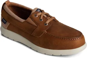 Sperry Men's, Bowrider Plushstep 3-Eye Slip-On Tan Leather