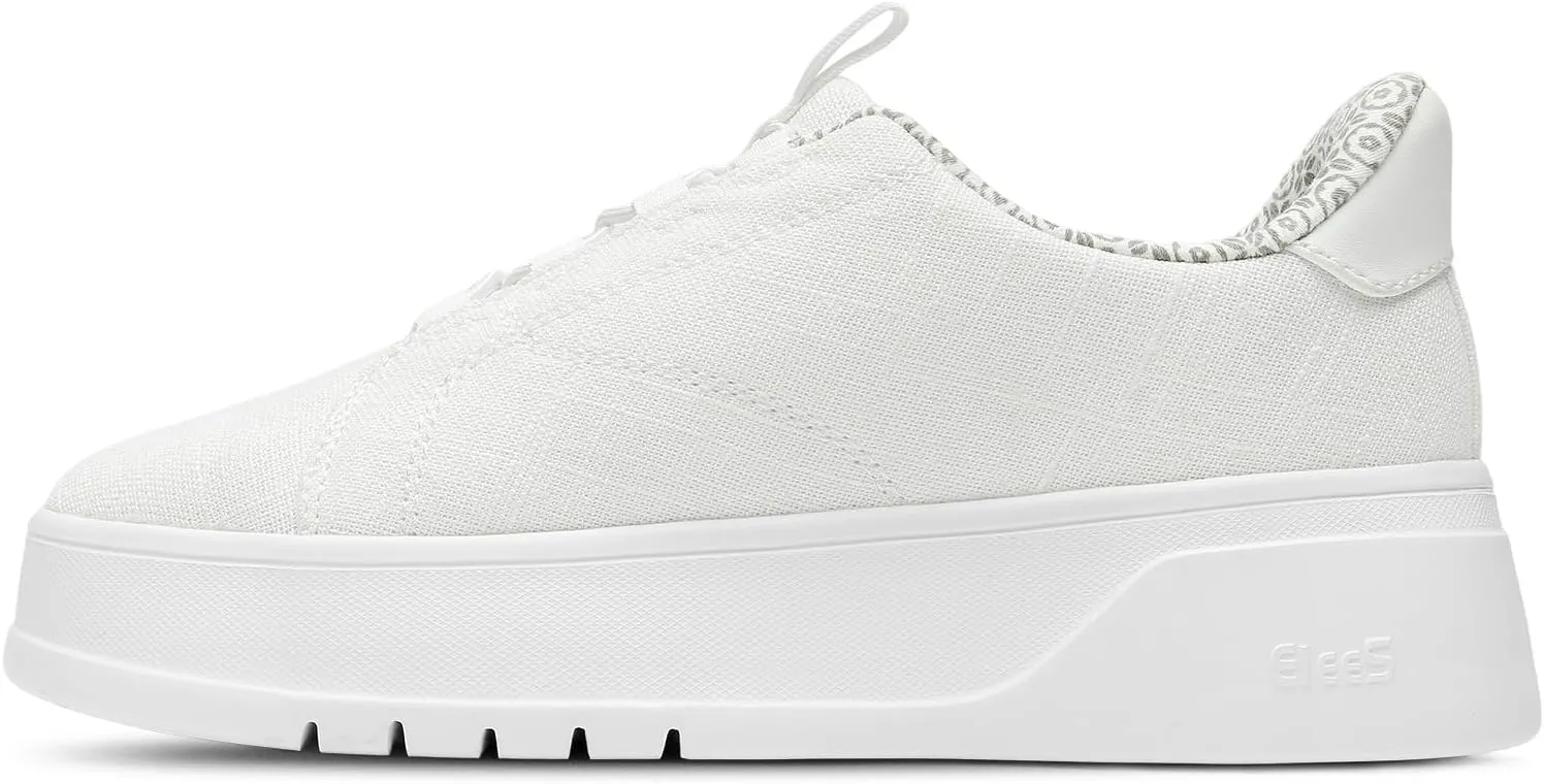 STQ Slip On Platform Canvas Sneakers Breathable Comfortable Casual Shoes Non Slip Walking Sneakers