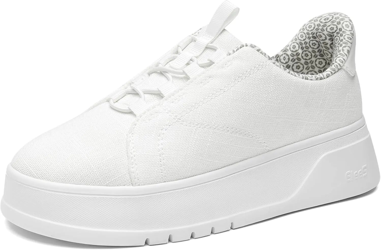 STQ Slip On Platform Canvas Sneakers Breathable Comfortable Casual Shoes Non Slip Walking Sneakers