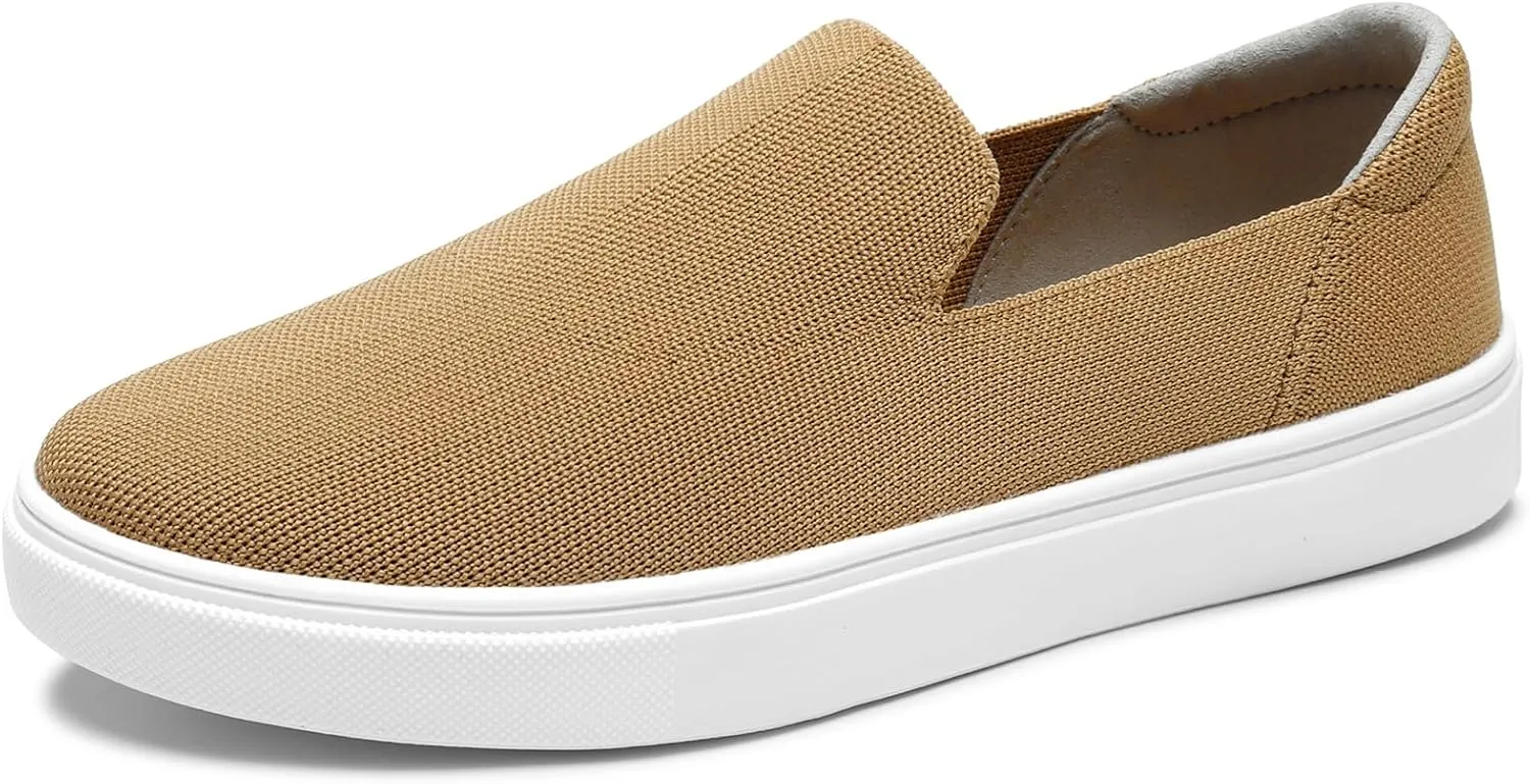 STQ Slip on Shoes for Women Breathable Fashion Sneakers Comfortable Knit Casual Shoes