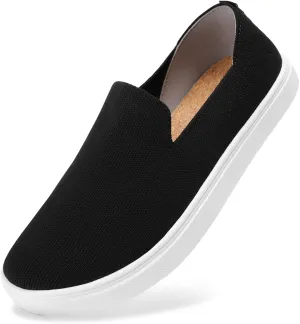 STQ Slip on Shoes for Women Breathable Fashion Sneakers Comfortable Knit Casual Shoes