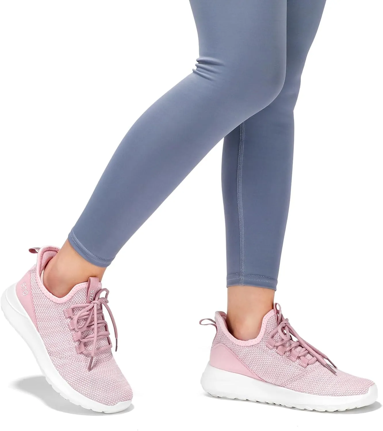 STQ Womens Slip On Sneakers Tennis Walking Orthopedic Shoes Breathable Athletic Gym Workout Cross Training Sneakers