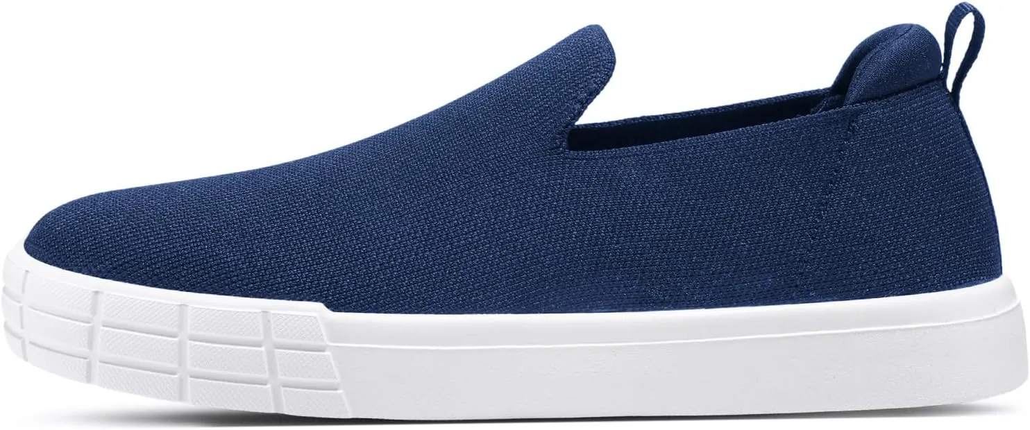 STQ Womens Wide Toe Box Barefoot Shoes Knit Casual Slip on Shoes for Summer
