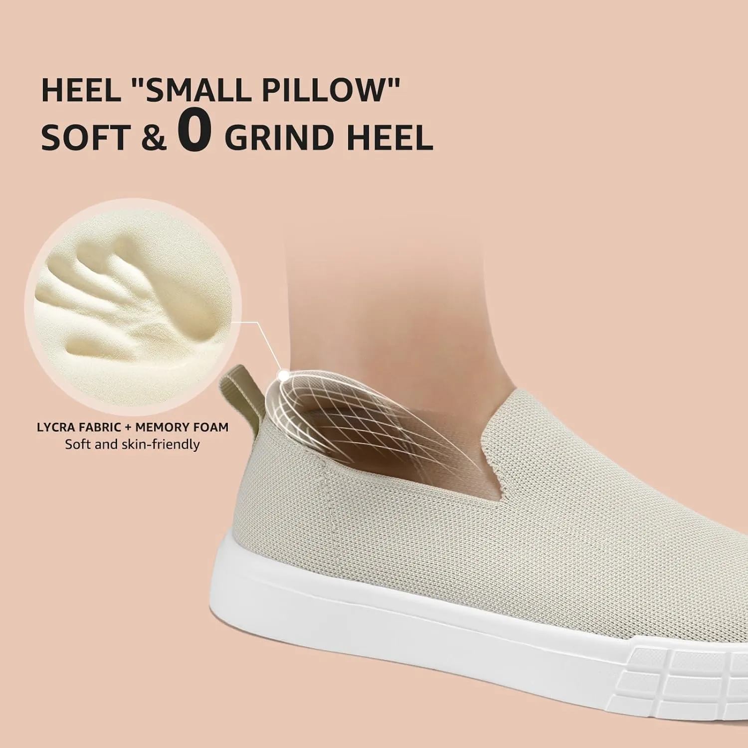 STQ Womens Wide Toe Box Barefoot Shoes Knit Casual Slip on Shoes for Summer