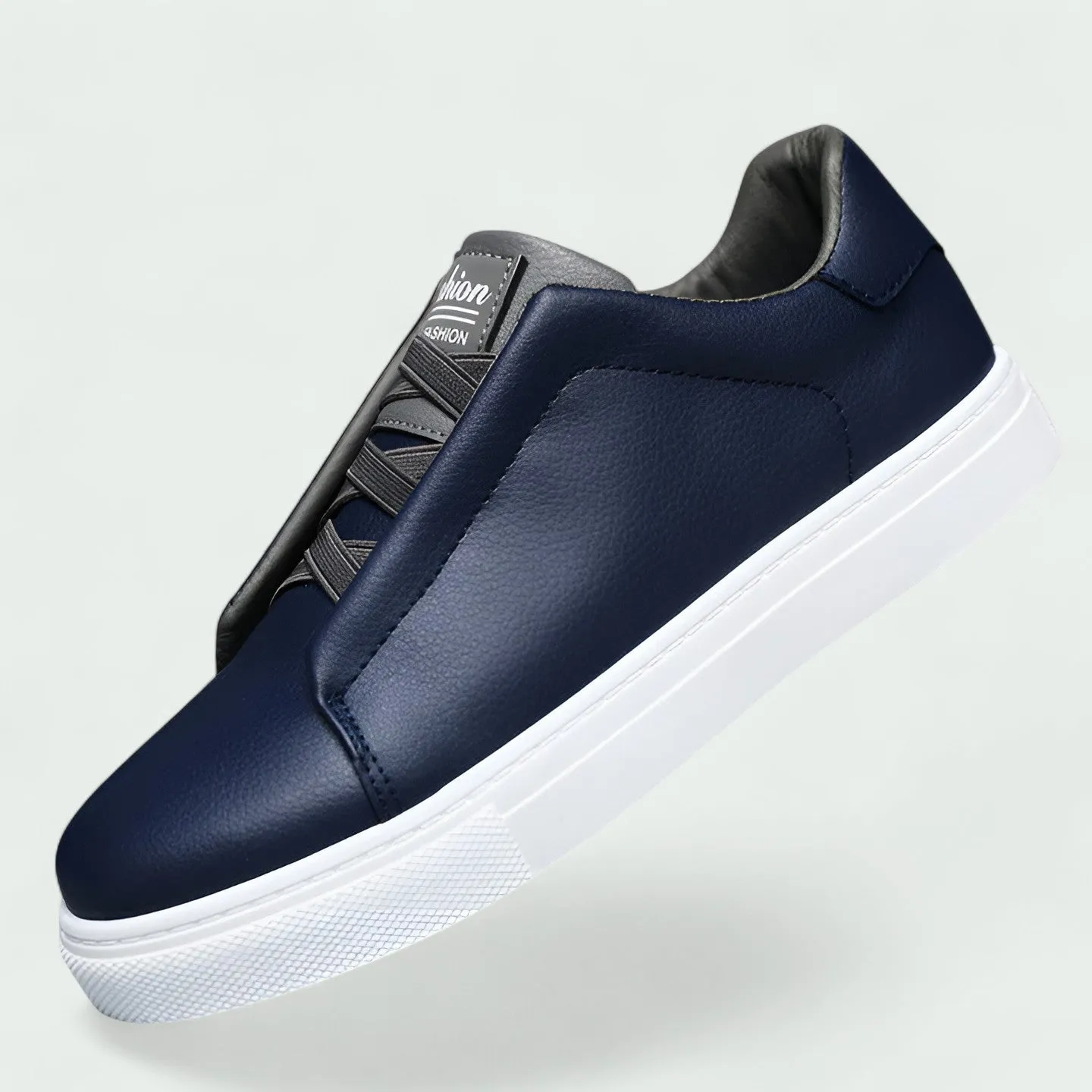 Strazoro | Leather Trainers for Men – Smart Casual Comfort