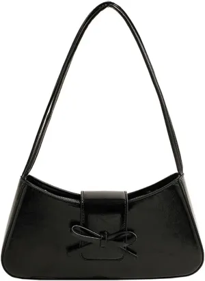 Sweet Womens Shoulder Bag Vegan Leather Clutch Bag For Women Trendy Underarm Handbag Casual Y2K Purse Versatile Work Purse