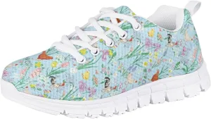 SYtrade Girls Tennis Shoes Slip On Sneaker Kid's Lace-up Running Shoe White Sole