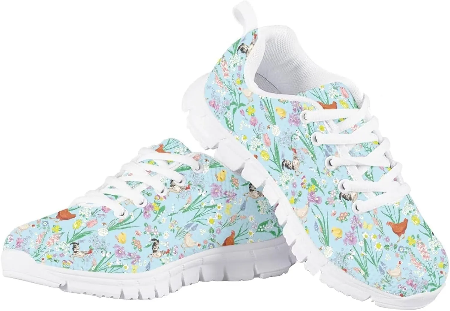 SYtrade Girls Tennis Shoes Slip On Sneaker Kid's Lace-up Running Shoe White Sole