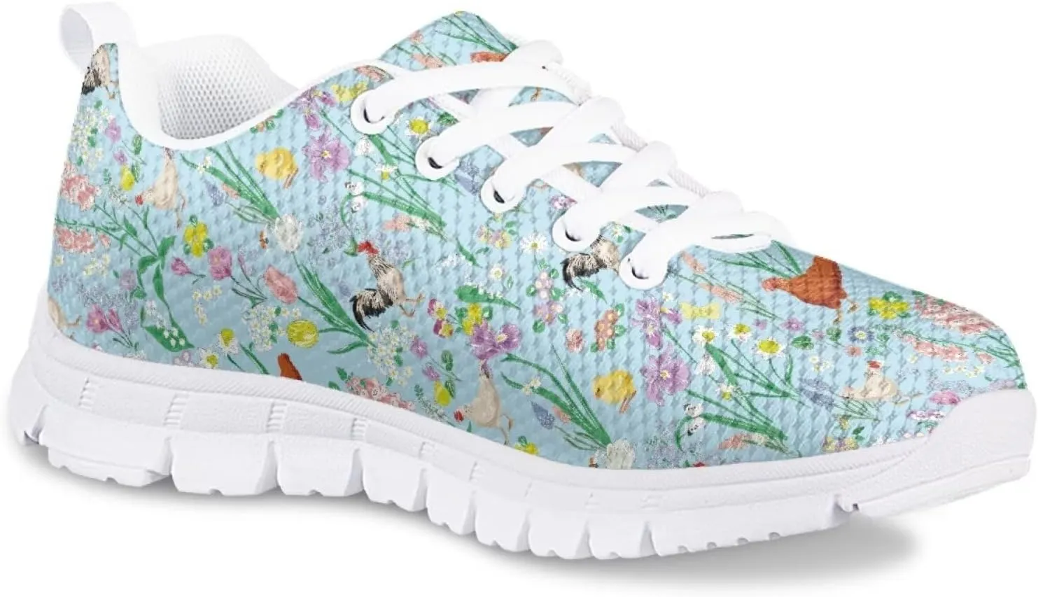 SYtrade Girls Tennis Shoes Slip On Sneaker Kid's Lace-up Running Shoe White Sole