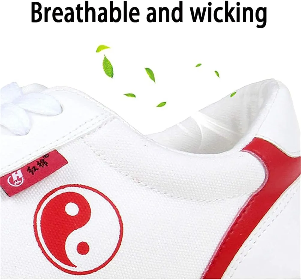 Tai Chi Kung Fu Shoes for Women, Martial Art Sneaker Chinese Traditional Female Qi Gong Beijing Trainer Wing Chun Slipper