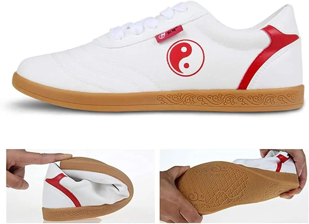 Tai Chi Kung Fu Shoes for Women, Martial Art Sneaker Chinese Traditional Female Qi Gong Beijing Trainer Wing Chun Slipper