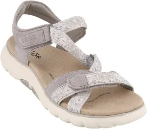 Taos Footwear Women's Zen Light Grey/Cloud Sandal 8 M