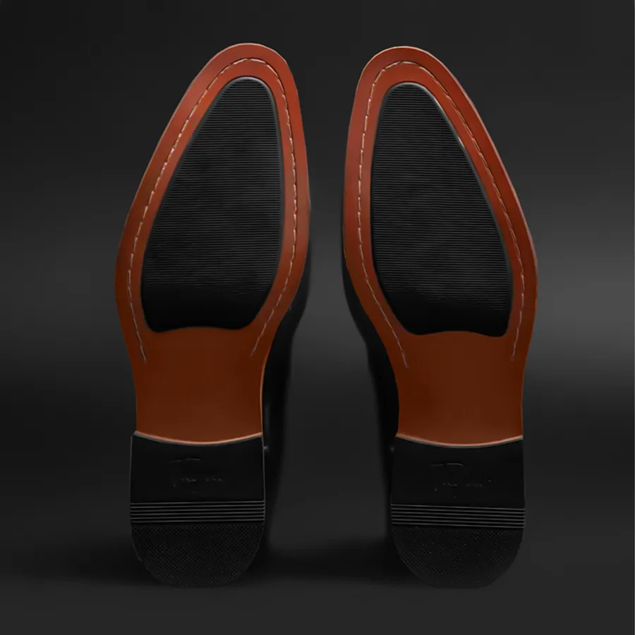 Tayno Viper Dress Loafer With Crystal  Navy