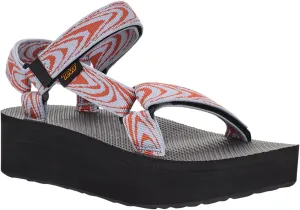 Teva Women's Flatform Universal Sport Sandal, Swerve Light Blue, 10
