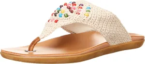 The Sak Shana Thong Sandal in Crochet, Slip On Entry