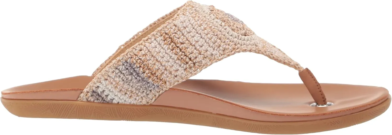The Sak Shana Thong Sandal in Crochet, Slip On Entry