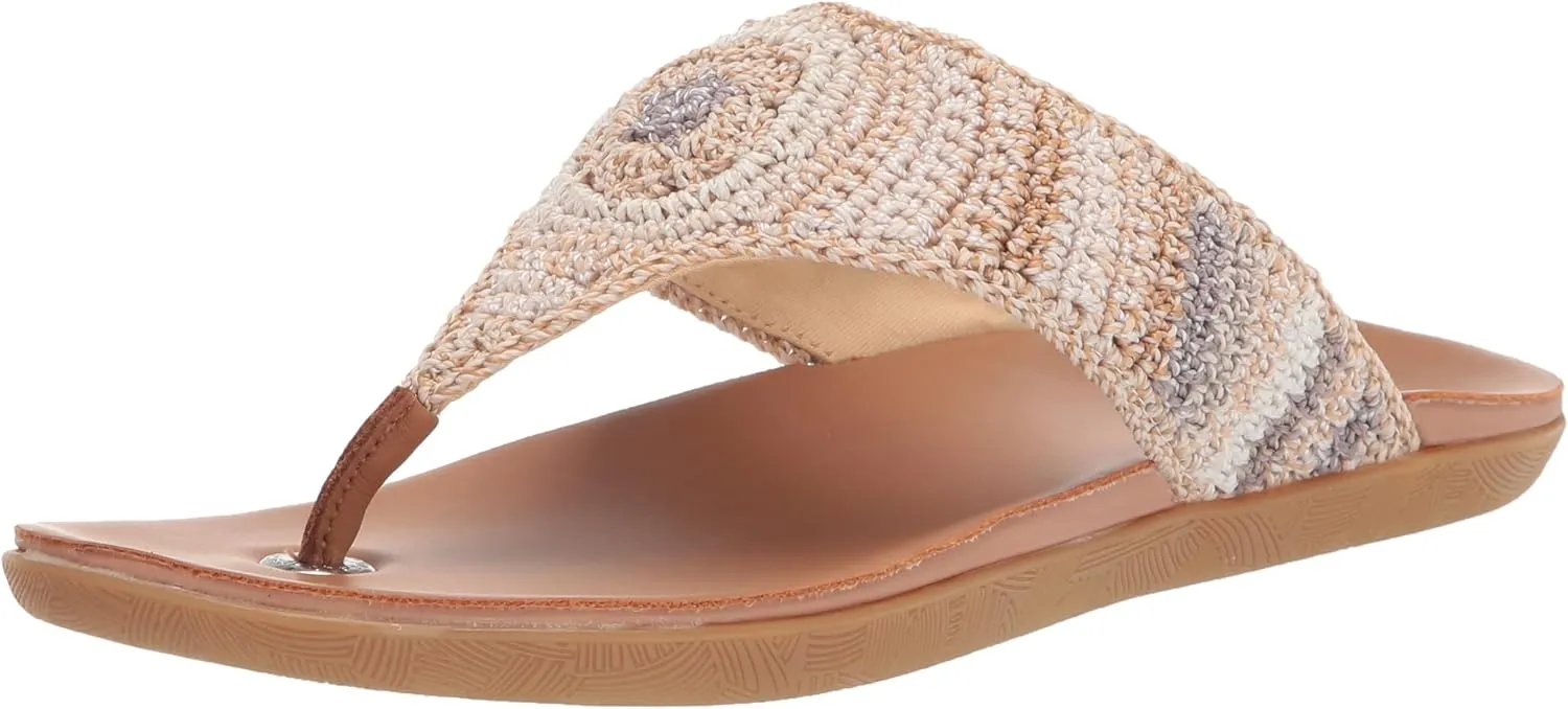 The Sak Shana Thong Sandal in Crochet, Slip On Entry