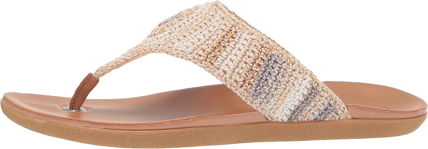 The Sak Shana Thong Sandal in Crochet, Slip On Entry