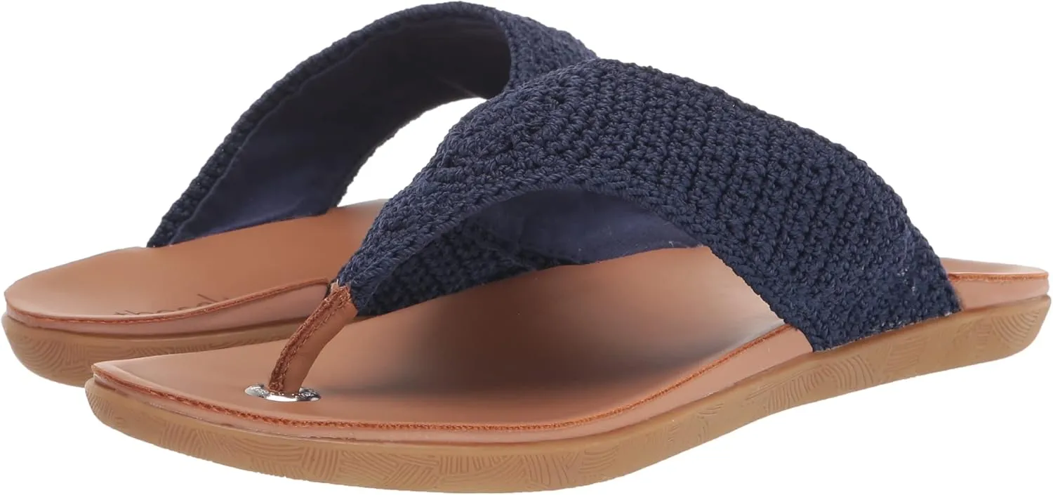 The Sak Shana Thong Sandal in Crochet, Slip On Entry