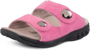 Therafit Eva Women's Leather Adjustable Strap Slip On Sandal - Special Edition - for Plantar Fasciitis/Foot Pain