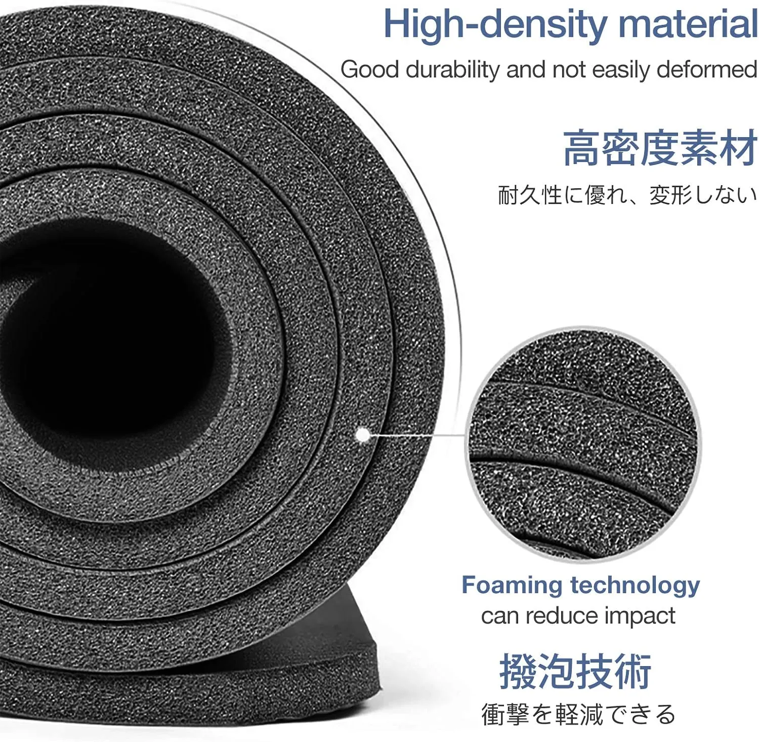 Thick Yoga Mat Non Slip, Large Size 72" L x 32" W x 0.6" TH, Premium Exercise & Fitness Mat with Carrying Strap and Bag, Workout Mats for Home