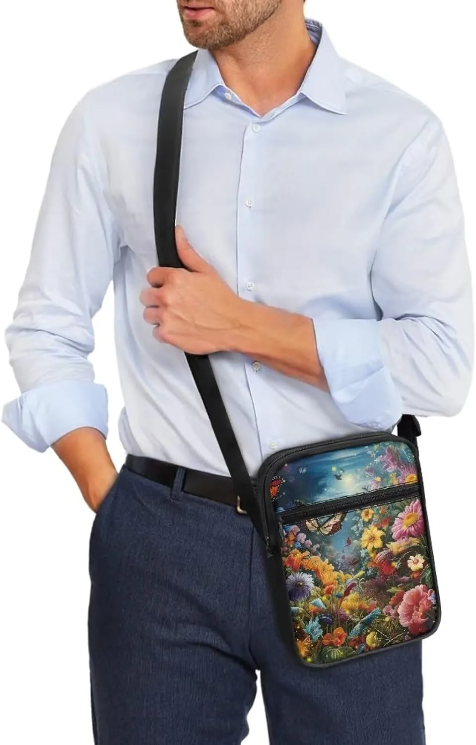 TODIYADDU Versatile Sling Bag Crossbody Phone Bag Women Shoulder Bag with Adjustable Strap Mini Messenger Bag for Cell Phone