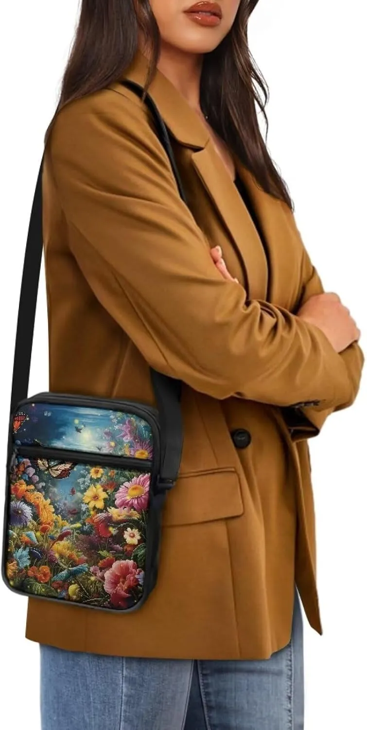 TODIYADDU Versatile Sling Bag Crossbody Phone Bag Women Shoulder Bag with Adjustable Strap Mini Messenger Bag for Cell Phone