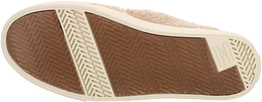TOMS Womens Sunset Faux Shearling Slip On Sneakers Shoes Casual - Brown