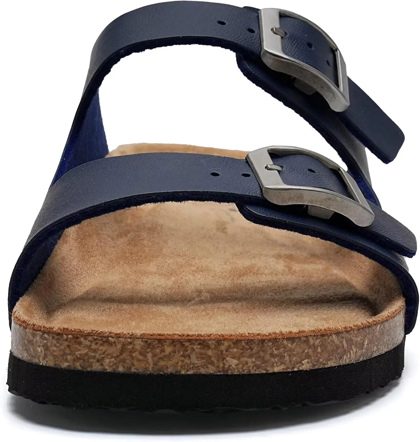 Torotto Kids Sandals Boys Girls Slide Summer Non-slip Cork Glitter Toddler Slippers with Adjustable Straps for Indoor & Outdoor