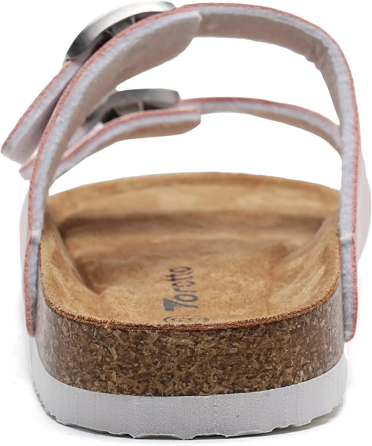 Torotto Kids Sandals Boys Girls Slide Summer Non-slip Cork Glitter Toddler Slippers with Adjustable Straps for Indoor & Outdoor